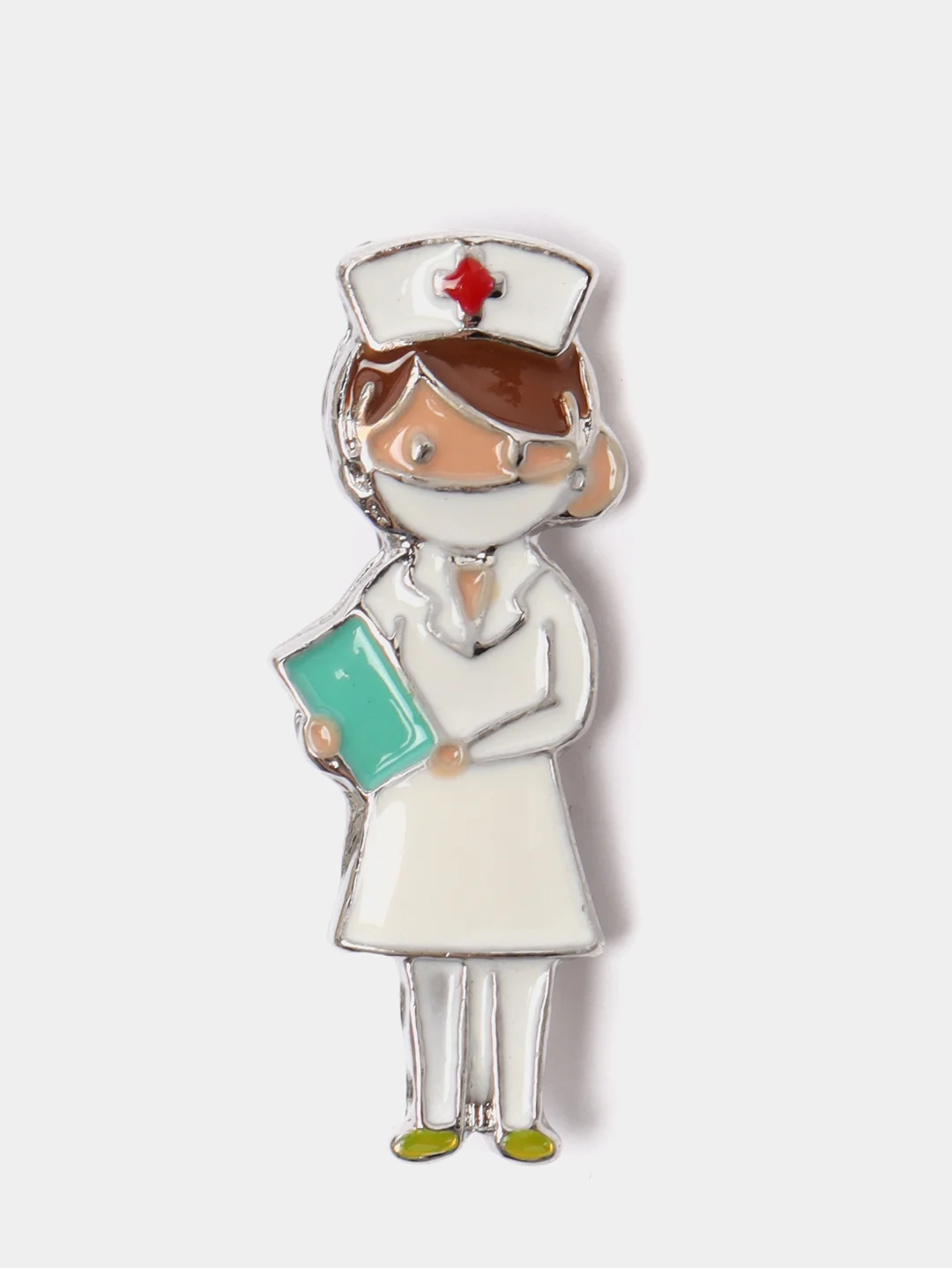 Хаки брошь для врача