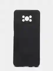 Черный чехол Xiaomi POCO X3 /POCO X3 PRO с защитой камеры и бархатом внутри