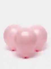 Розовый воздушные шары, 3 штуки