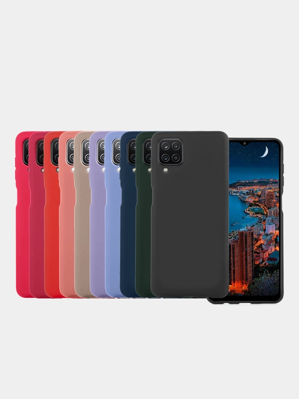 Чехол силиконовый для Samsung Galaxy A12