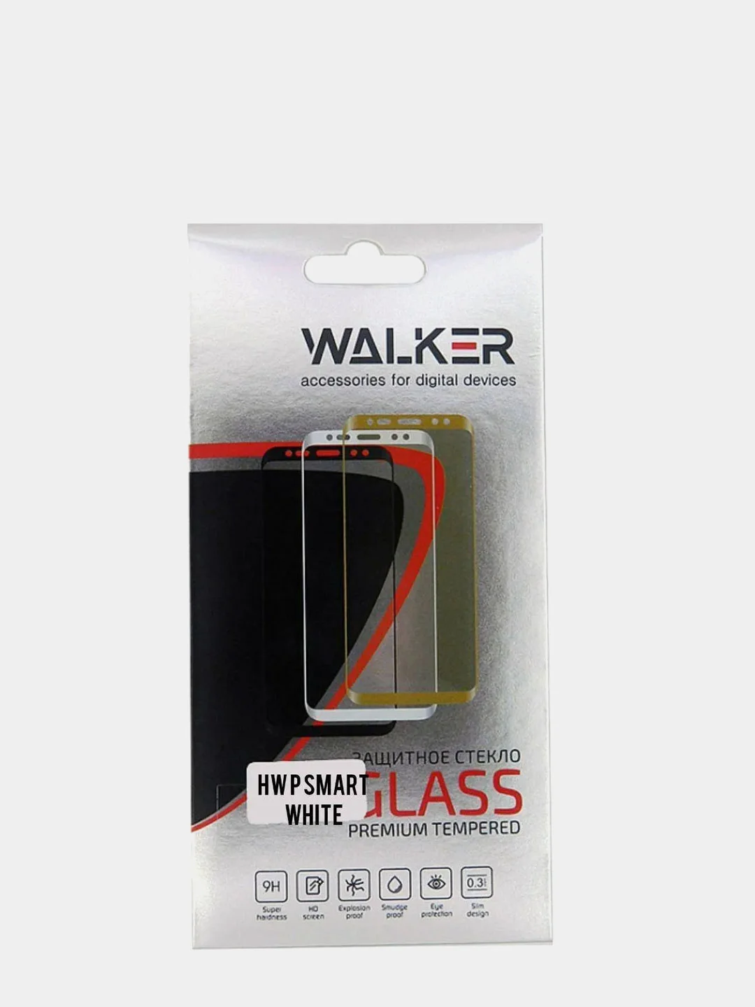 Черный защитное стекло Walker полное покрытие на HONOR PSmart / 7A pro / 7X  XIAOMI Redmi Note 4 / 4X