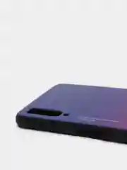 Темно-синий градиентный чехол из закаленного стекла для Samsung S10/S20/A51/A71/S9/A01/A50/A20/A70