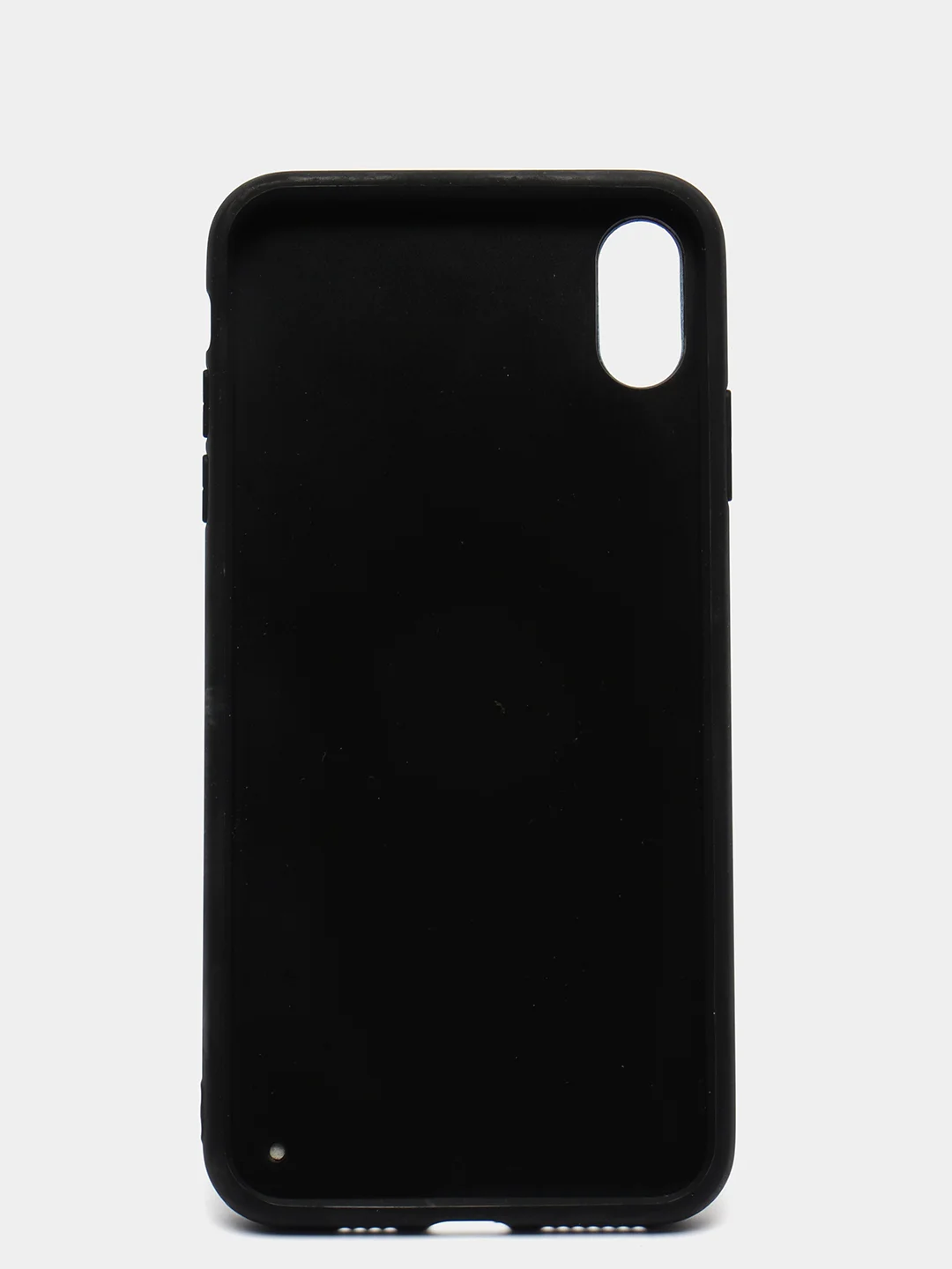 Синий дизайнерский чехол на iPhone с оленем
