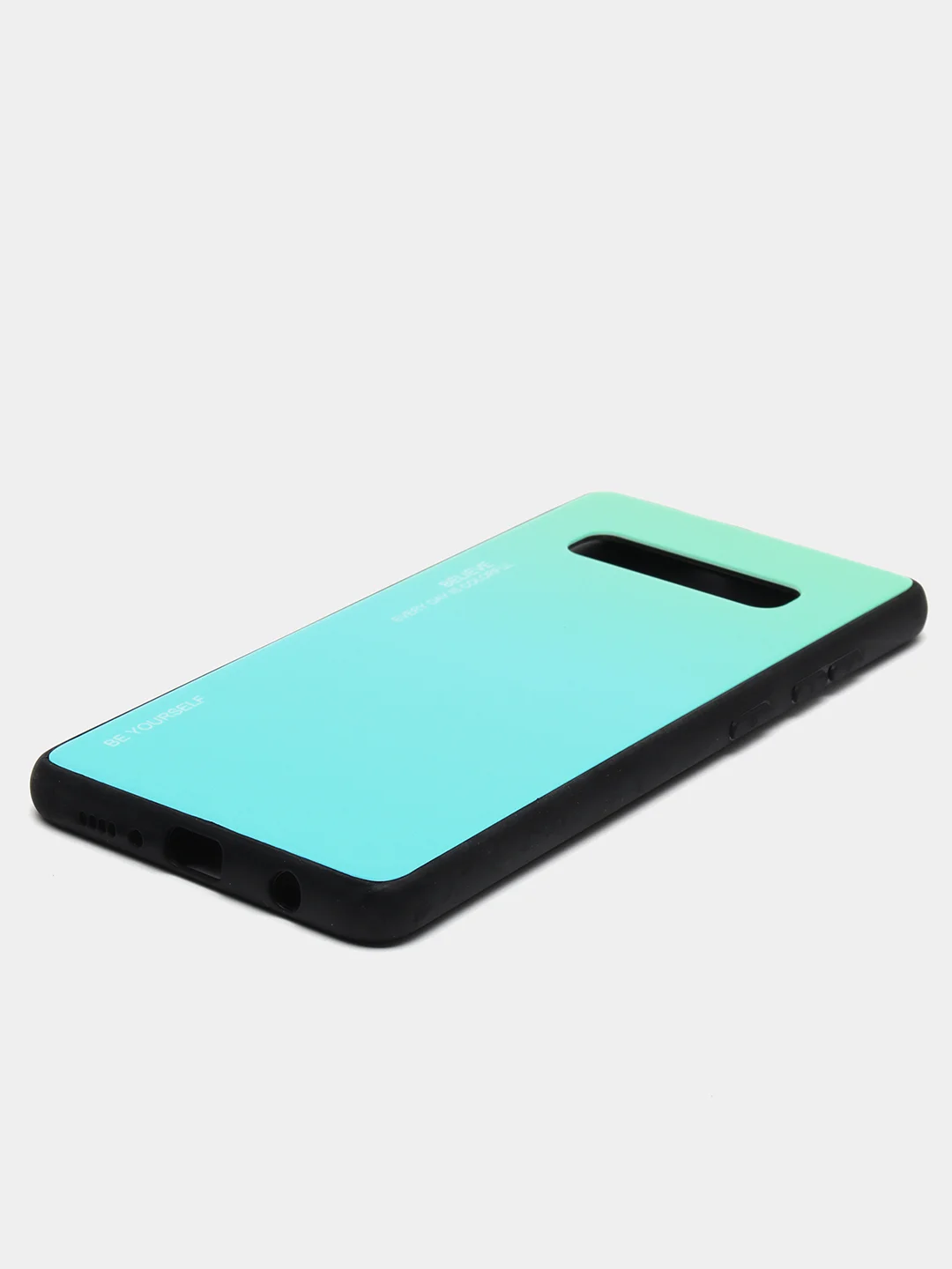 Бирюзовый градиентный чехол из закаленного стекла для Samsung S10/S20/A51/A71/S9/A01/A50/A20/A70