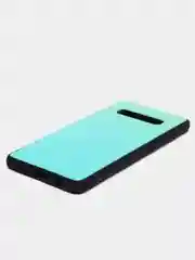 Бирюзовый градиентный чехол из закаленного стекла для Samsung S10/S20/A51/A71/S9/A01/A50/A20/A70