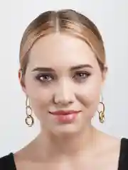 Бордовый серьги женские, классические