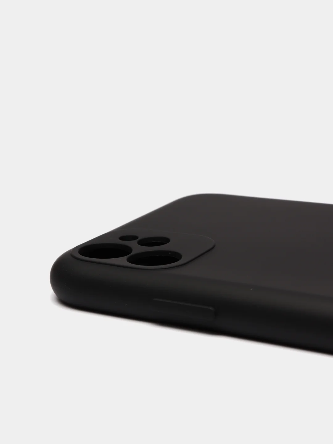 Черный чехол для iPhone 11 / XR / 7 / 8 / SE2 / X / XS / 12 Pro Max, силиконовый