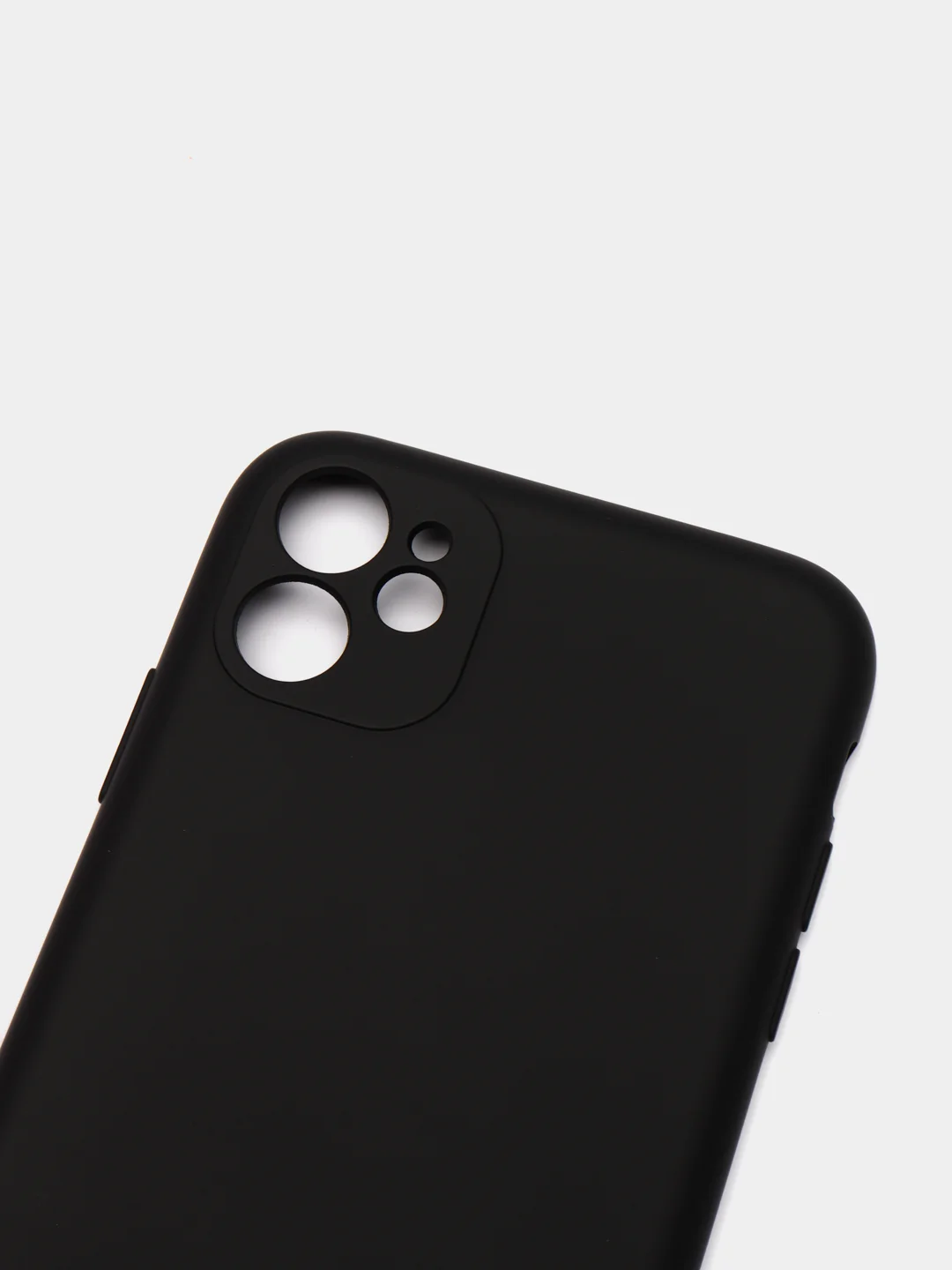 Черный чехол для iPhone 11 / XR / 7 / 8 / SE2 / X / XS / 12 Pro Max, силиконовый