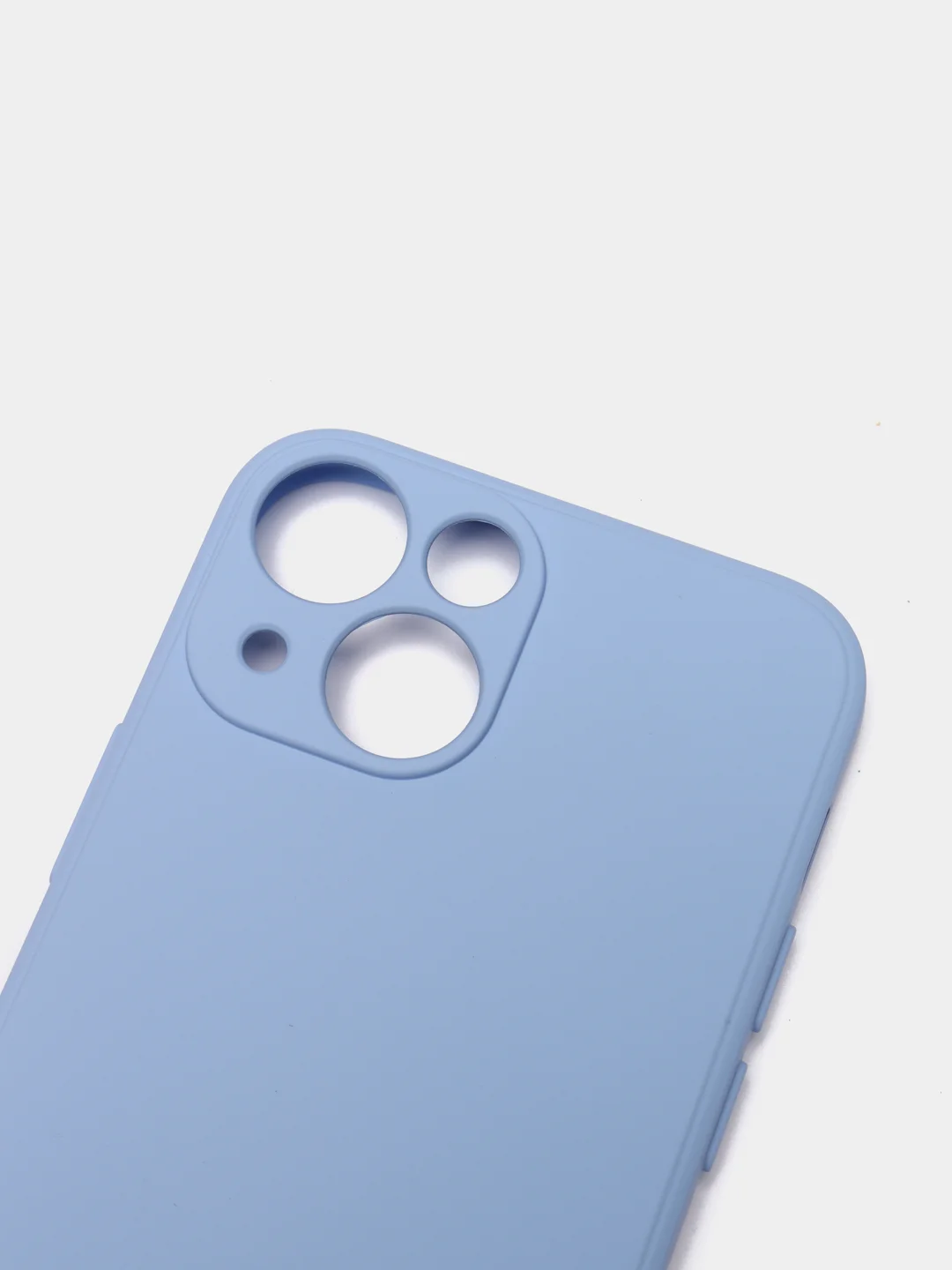 Голубой чехол iPhone 11 13 12 Pro Mini силиконовый ( Айфон Про Мини )