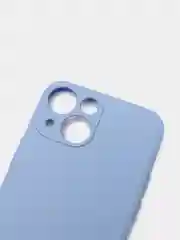 Голубой чехол iPhone 11 13 12 Pro Mini силиконовый ( Айфон Про Мини )