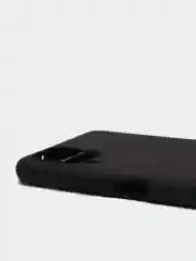 Черный чехол накладка Samsung A12 / M12 однотонная цветная