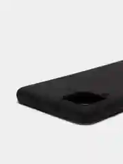 Черный чехол накладка Samsung A12 / M12 однотонная цветная