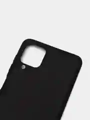Черный чехол накладка Samsung A12 / M12 однотонная цветная