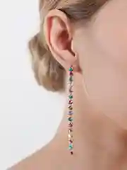 Серьги дорожки / Серьги длинные / Серьги с кристаллами / Серьги вечерние