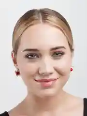 Серьги с фианитами / Серьги ромашки / Серьги цветы