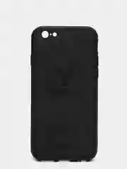 Черный дизайнерский чехол на iPhone с оленем