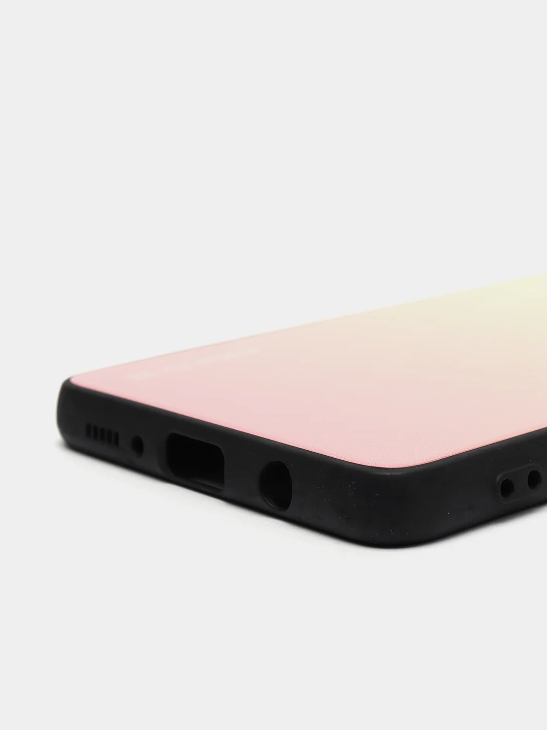 Желтый градиентный чехол из закаленного стекла для Samsung S10/S20/A51/A71/S9/A01/A50/A20/A70