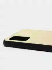 Желтый градиентный чехол из закаленного стекла для Samsung S10/S20/A51/A71/S9/A01/A50/A20/A70