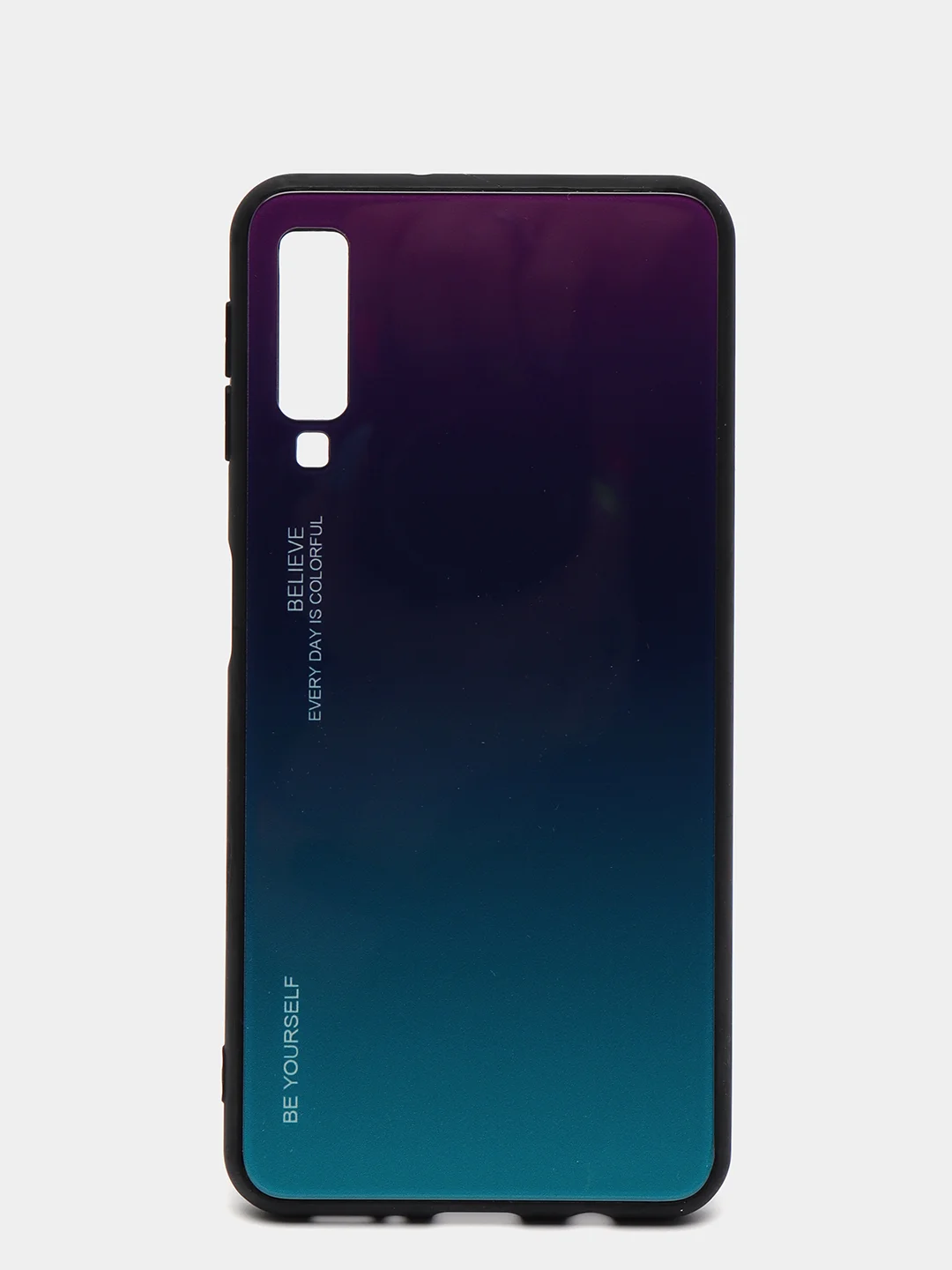 Фиолетовый градиентный чехол из закаленного стекла для Samsung S10/S20/A51/A71/S9/A01/A50/A20/A70