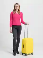 Желтый чехол для чемодана Light, 4 размера, 7 цветов