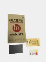 Белый защитное стекло iPhone 6 / 6S 2 в 1 двухсторонее с цветами и стразами  mobus