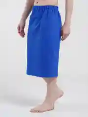 Синий килт для бани и сауны мужской вафельный, разные цвета