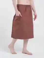 Шоколадный килт для бани и сауны мужской вафельный, разные цвета