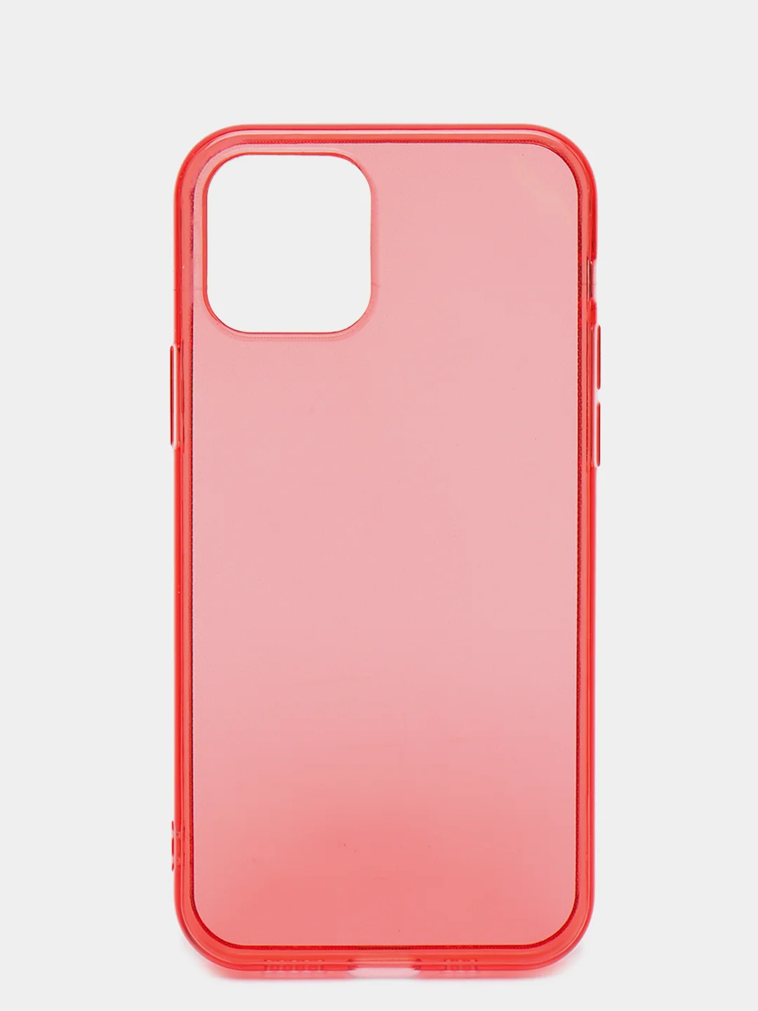 Красный силиконовый чехол iPhone XR, 11, 11 Pro, 12 Mini, 12 Pro, 12 Pro Max, цветной
