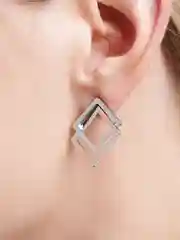 Бронзовый серьги женские, классические