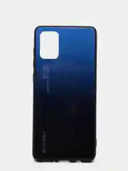 Синий градиентный чехол из закаленного стекла для Samsung S10/S20/A51/A71/S9/A01/A50/A20/A70