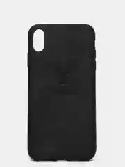 Черный дизайнерский чехол на iPhone с оленем