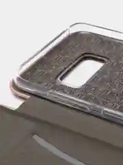 Бежевый чехол книжка  SAMSUNG S8