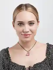 Алый цепочка с подвеской "Коноха. Наруто"