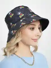 Черный панама двусторонняя