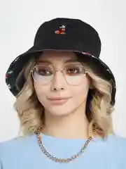 Черный панама двусторонняя