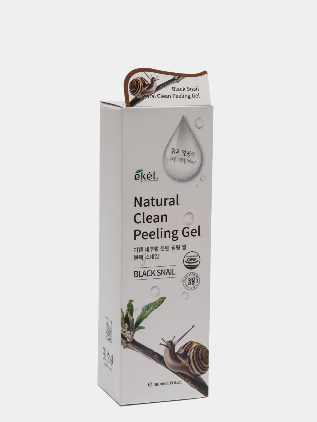 Пилинг гель с Экстрактом Слизи Улитки Ekel Peeling Gel Black Snail 180 мл