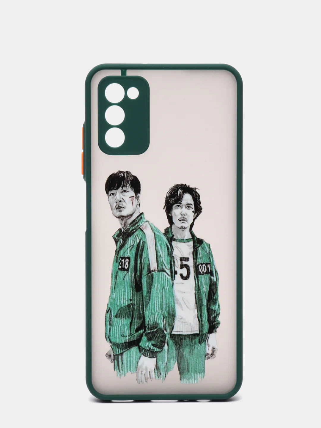 Лесной зеленый чехол Samsung A03s
