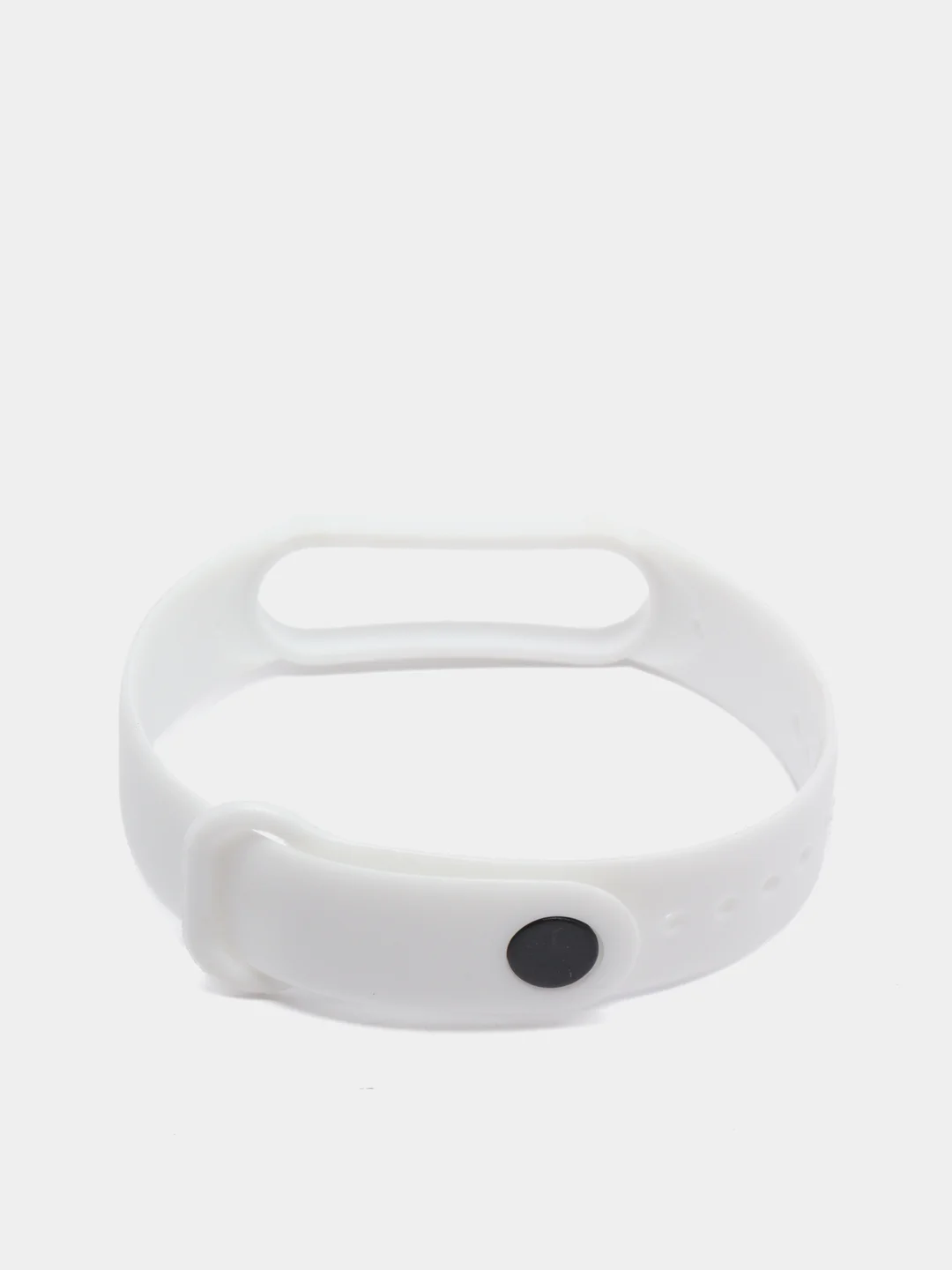 Белый силиконовый ремешок для фитнес-браслетов Xiaomi Mi Band 5