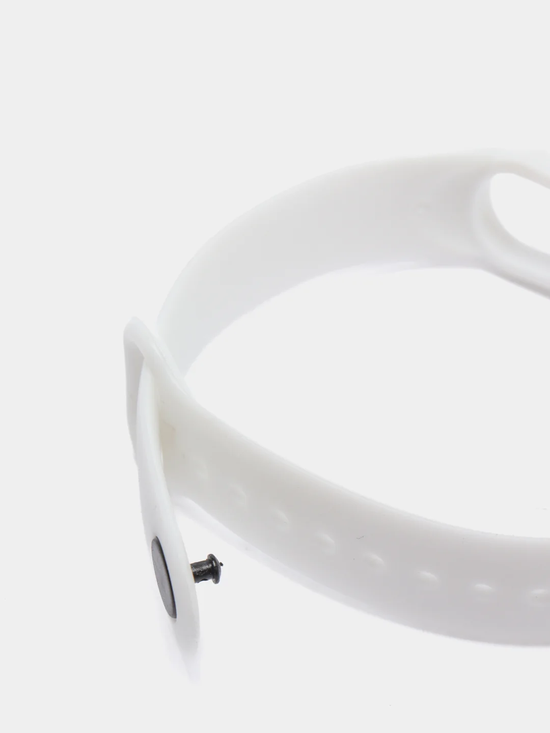 Белый силиконовый ремешок для фитнес-браслетов Xiaomi Mi Band 5
