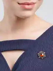 Карамельный брошь на одежду "Fashion Jewerly" / значек на одежду