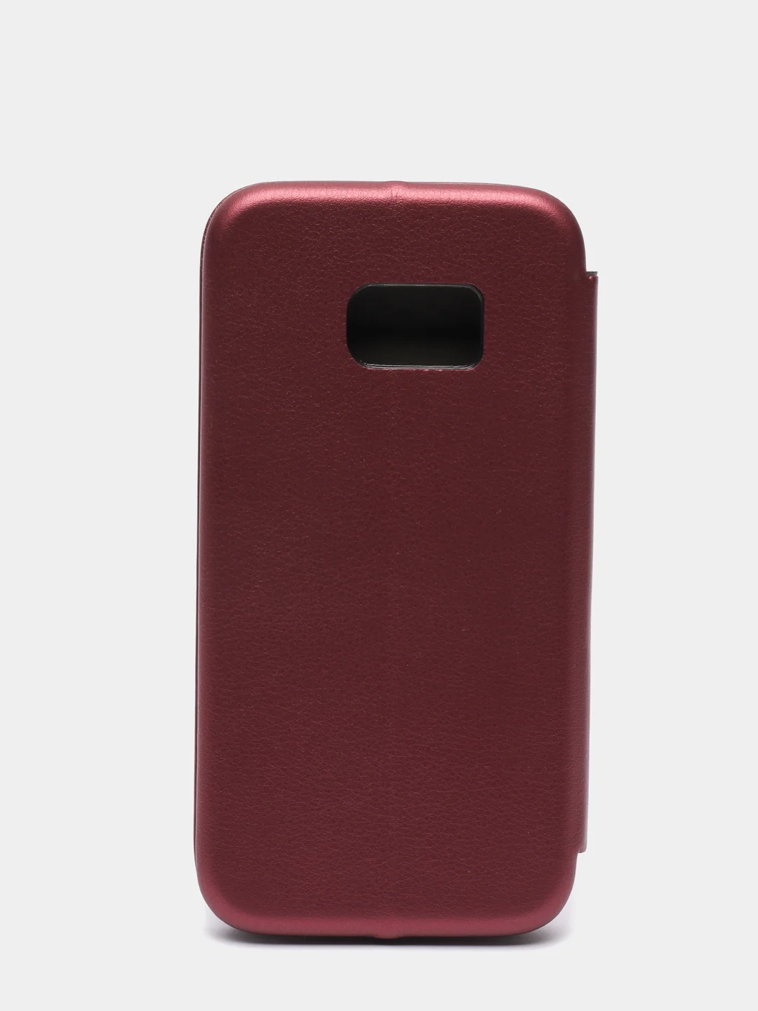 Бордовый чехол книжка SAMSUNG S7