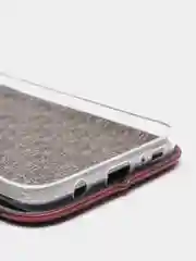 Бордовый чехол книжка SAMSUNG S7
