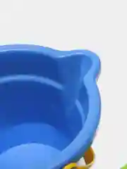 Лазурный набор для песочницы, ведро, лопатка, грабли, формочки, набор "Песочница"