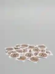 Черный наклейки "handmade"