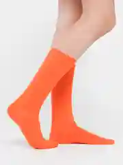 Оранжевый корейские носки "цветные"