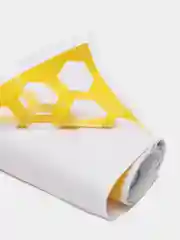 Желтый наклейка на фары "Соты"
