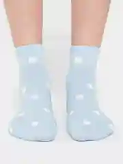 Голубой хлопковые женские носки Minimi, Mini trend 4209
