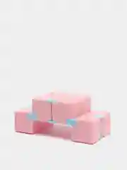 Розовый кубик-антистресс Infinity Cube (инфинити куб) игрушка-трансформер бесконечный конструктор