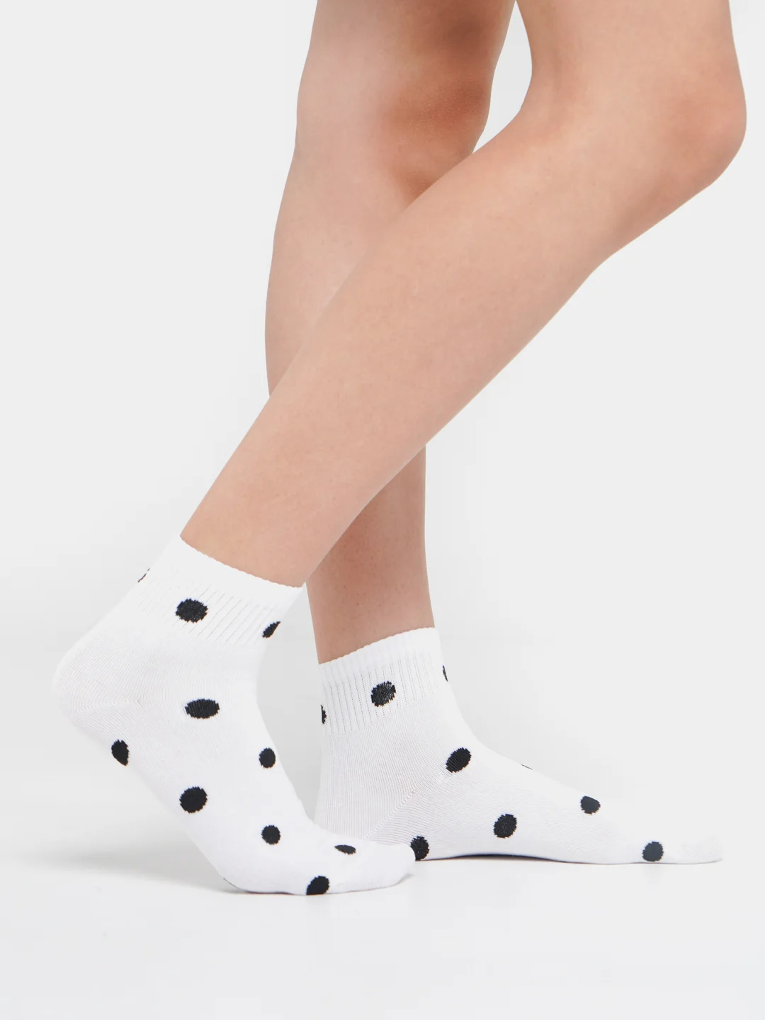 Белый хлопковые женские носки Minimi, Mini trend 4209