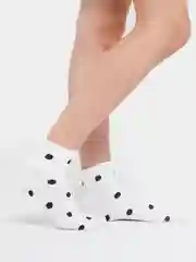 Белый хлопковые женские носки Minimi, Mini trend 4209